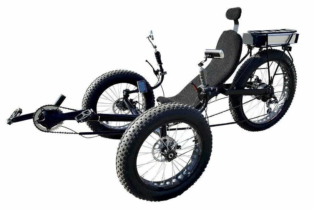 Электровелосипед трайк фэт. Burch Electric fat Tire Tricycle/Trike, 500w 48v Hybrid Bicycle/e-Bike с. Дельта трайк фэтбайк. Tricycle Recumbent Trike Bike трехколесный. Купить велосипед с мотором взрослый