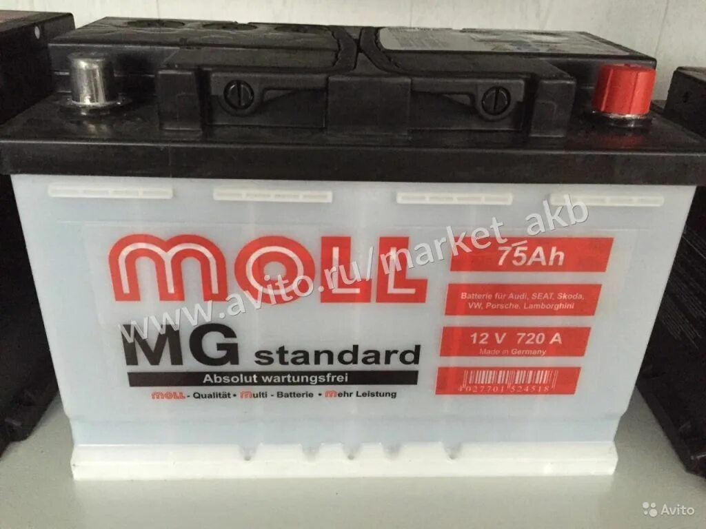 Moll MG Standard Asia 75ah 715. Moll MG Standard 12v-105ahr. Аккумулятор Moll MG Standard 60 а/ч. Аккумуляторы Moll 12 v 75 Ah. Аккумулятор 12v 75ah