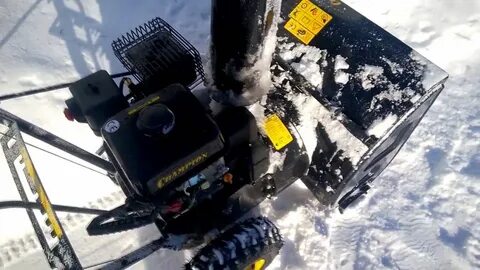 Снегоуборщик чемпион видео