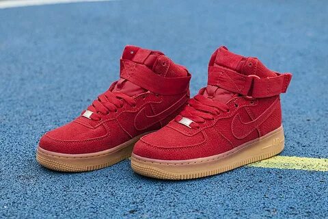 Nike air force 1 красные