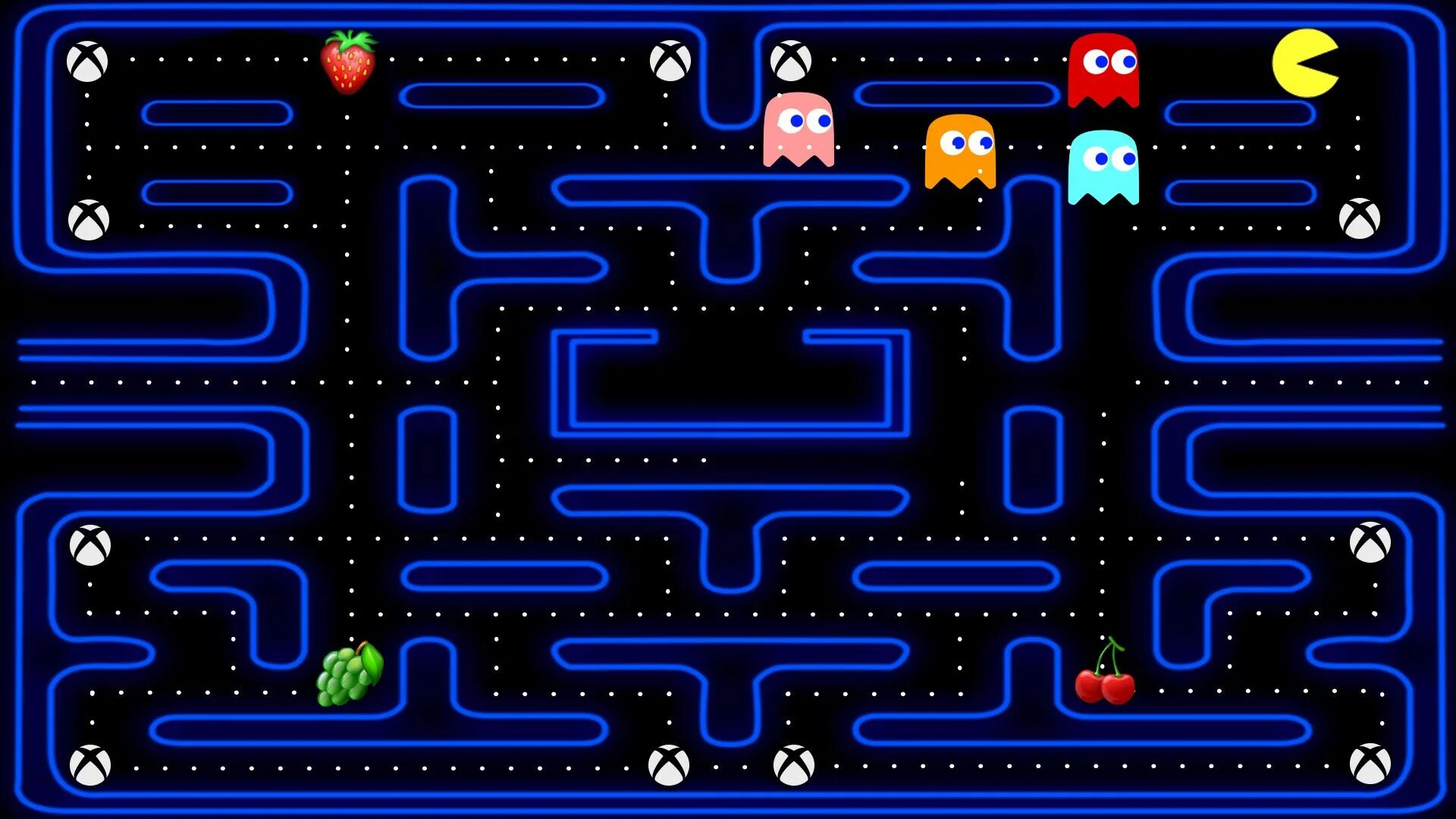 Pacman игра. Pacman 1 Level. Лабиринт Пэкмэн. Pacman геймплей.