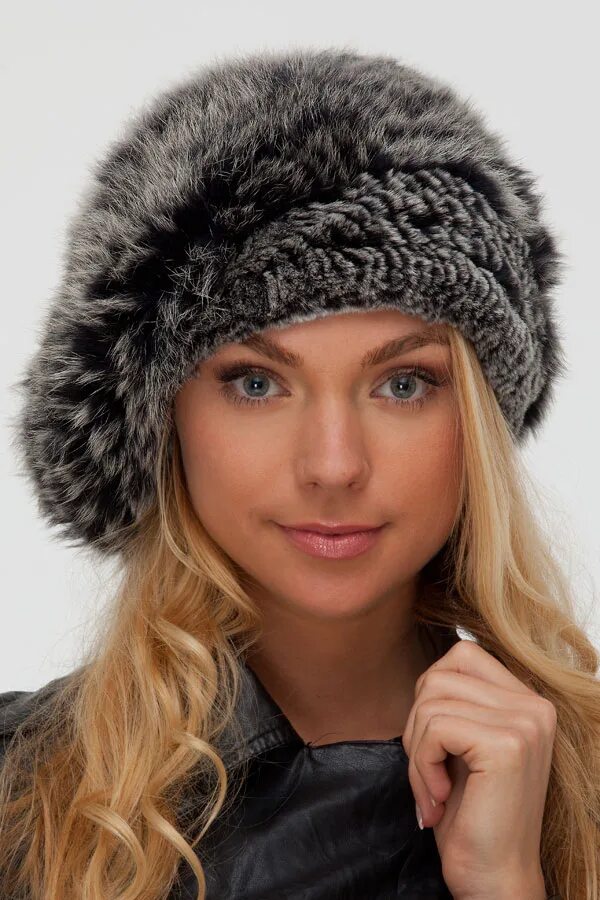 вязаная шапка с мехом. шапка из меховой пряжи. вязание шапка-кубанка. шапка из меховой пряжи. вязаные шапки из велюра.