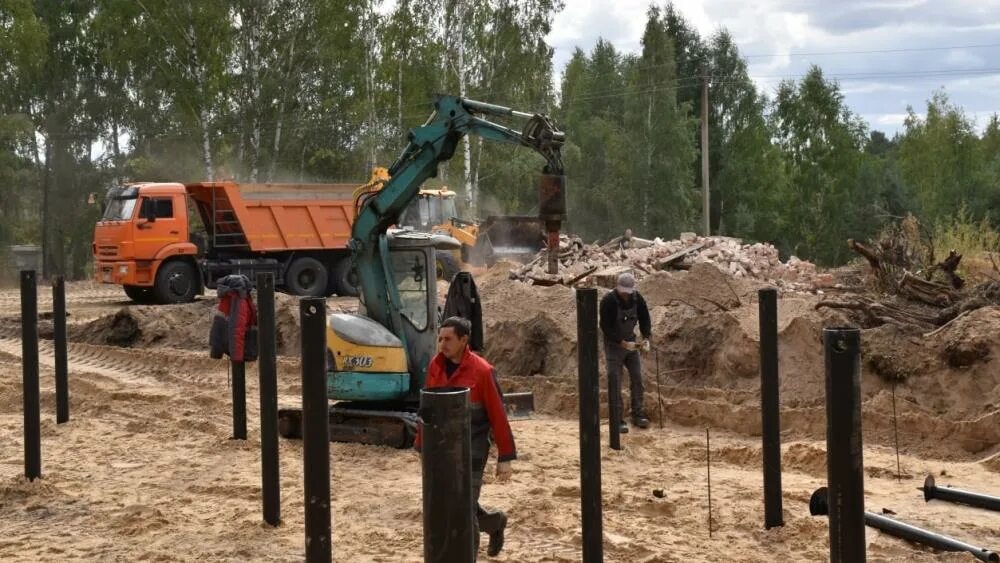 Панинское сельское поселение спасского района рязанской. Демонтаж площадки. Строительство на селе. Село Петровичи Рязань.