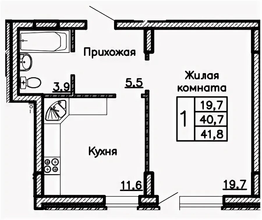 вторичка 1 комнатная квартира циан карта