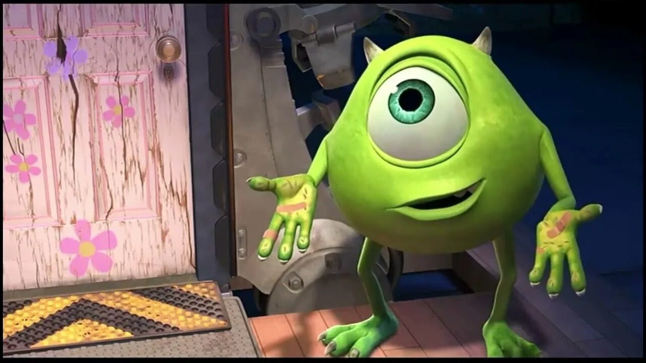 Monster inc ending. Monster inc ending. Салливан киса. Monster inc ending. Майк из корпорации монстров.