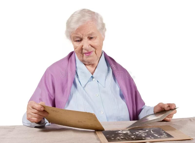 She is old