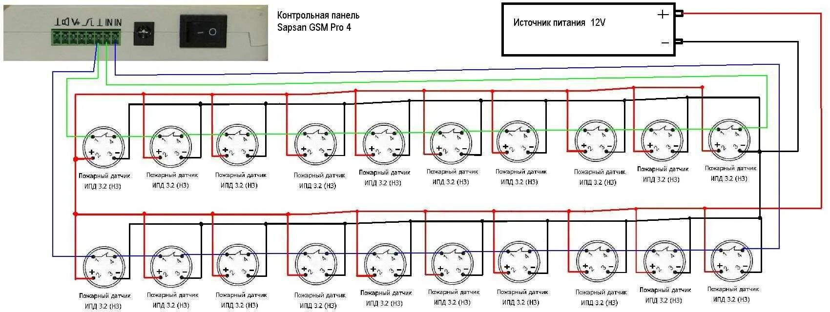 Схема подключения датчика противопожарной сигнализации. Схема подключения тепловых датчиков пожарной сигнализации. Датчик пожарной сигнализации дымовой схема. Подключение пожарных датчиков дымовых схема подключения.