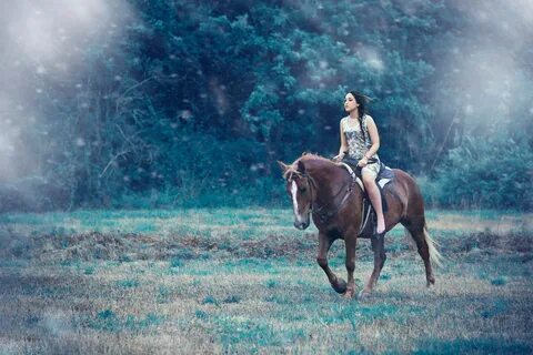 Sarah riding