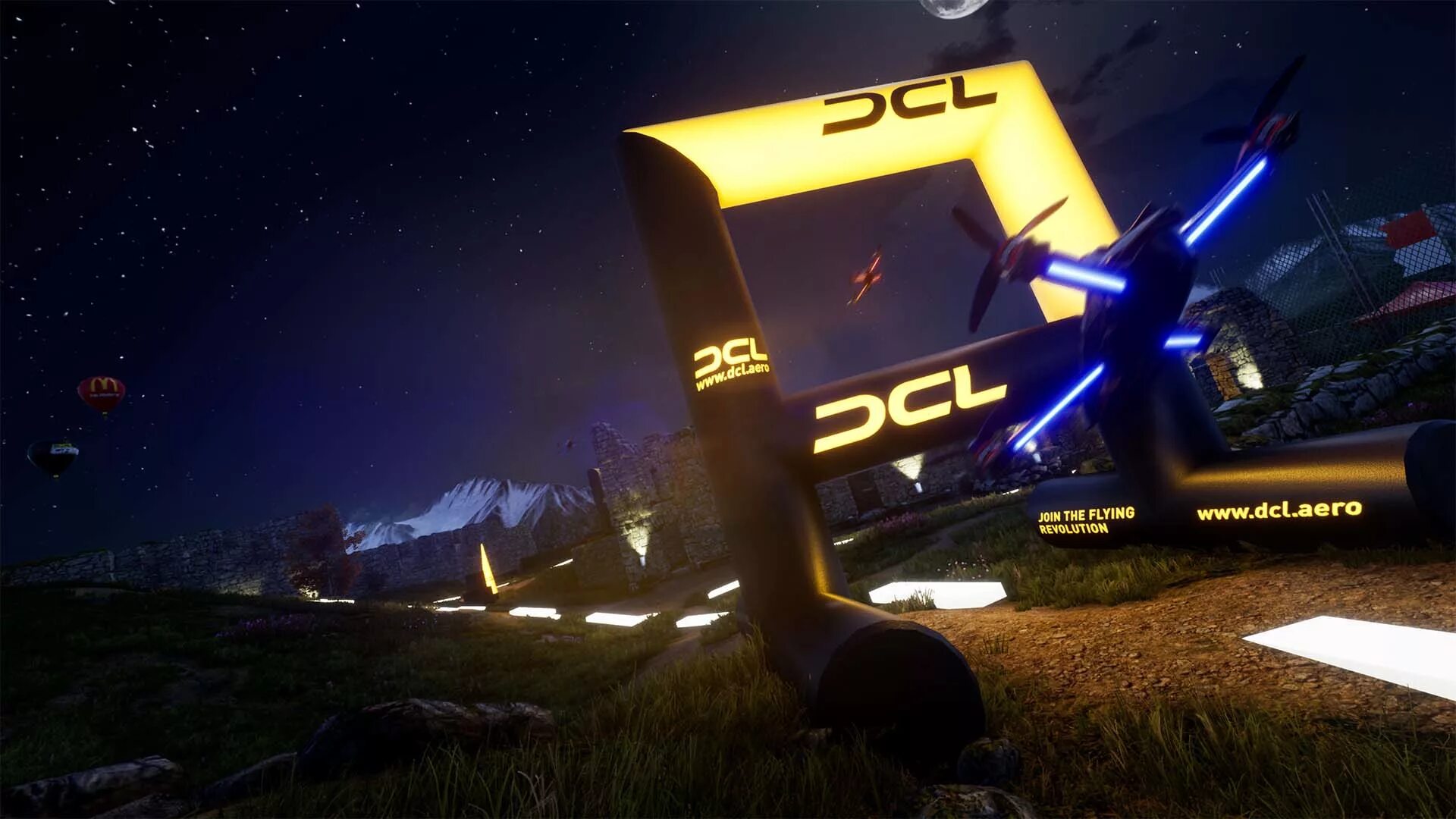 Drone racing simulator