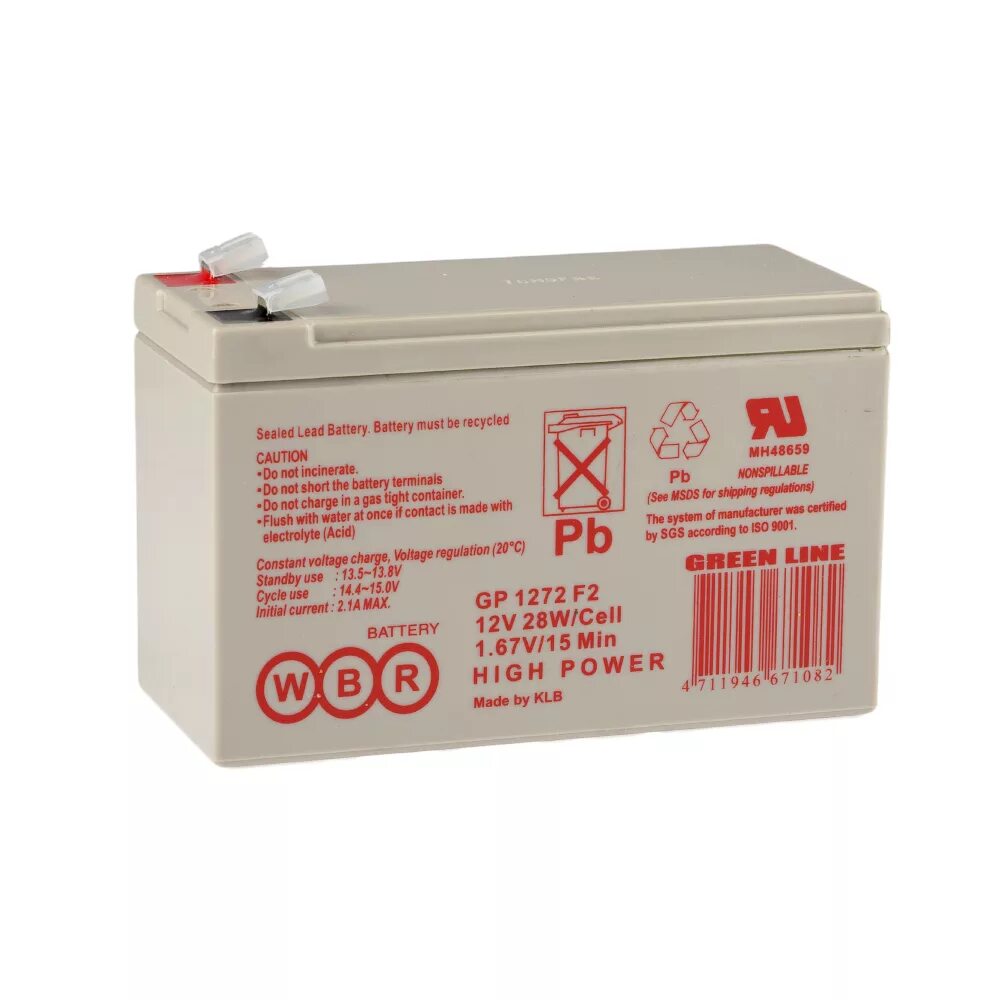 Аккумулятор gp1272 для ибп. Wbr gp1272 28w. wbr gp1272 f2. gp 1272 f2 (28w) wbr аккумулятор. аккумулятор wbr gp1272 12v28w.
