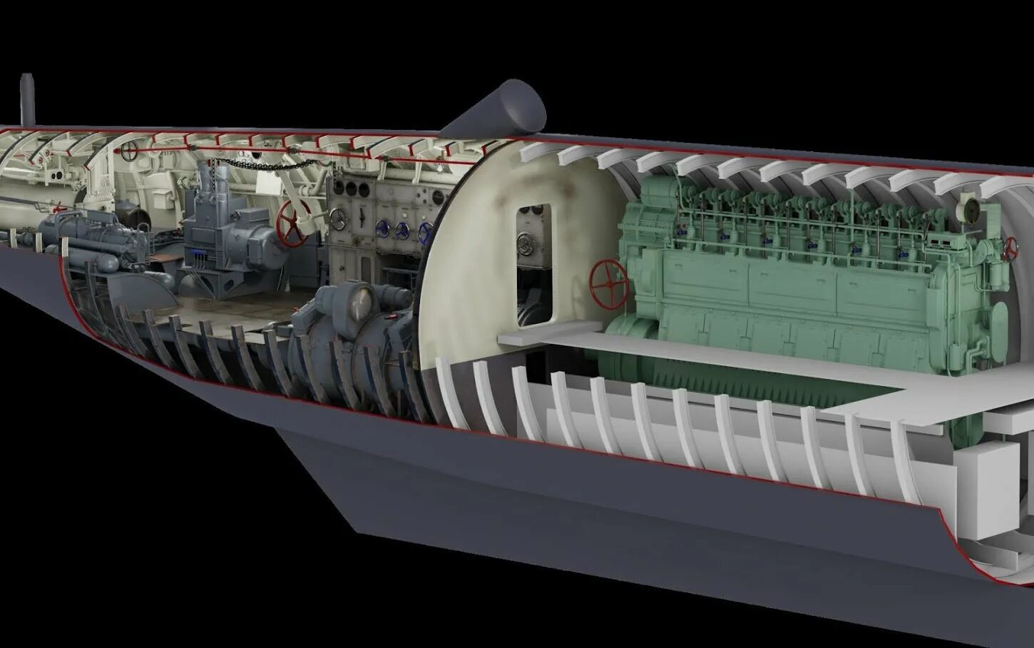 U Boat Тип 7 в разрезе. Подлодка Тип 7. U-Boat Type VII Cutaway. U-Boot Typ IX C/40. Сборка подводной лодки