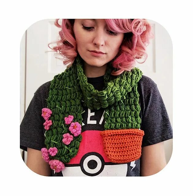 Cactus in a scarf wellerman