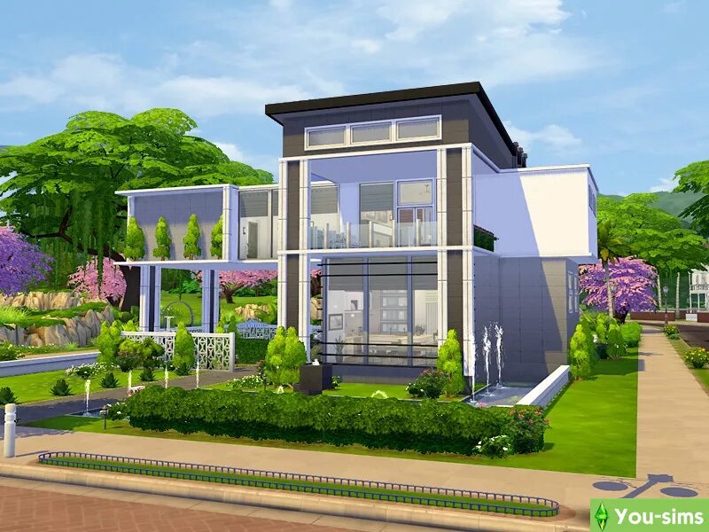 Iv дом. Sims 4 дом. дом в симс 4. sims 4 крутой дом. симс 4 модный дом.