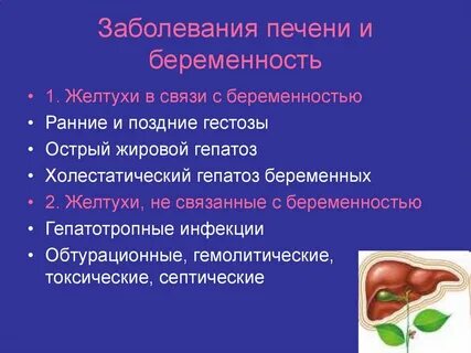 Осложнения заболеваний печени