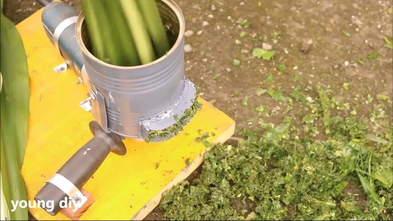 Измельчить ботву
