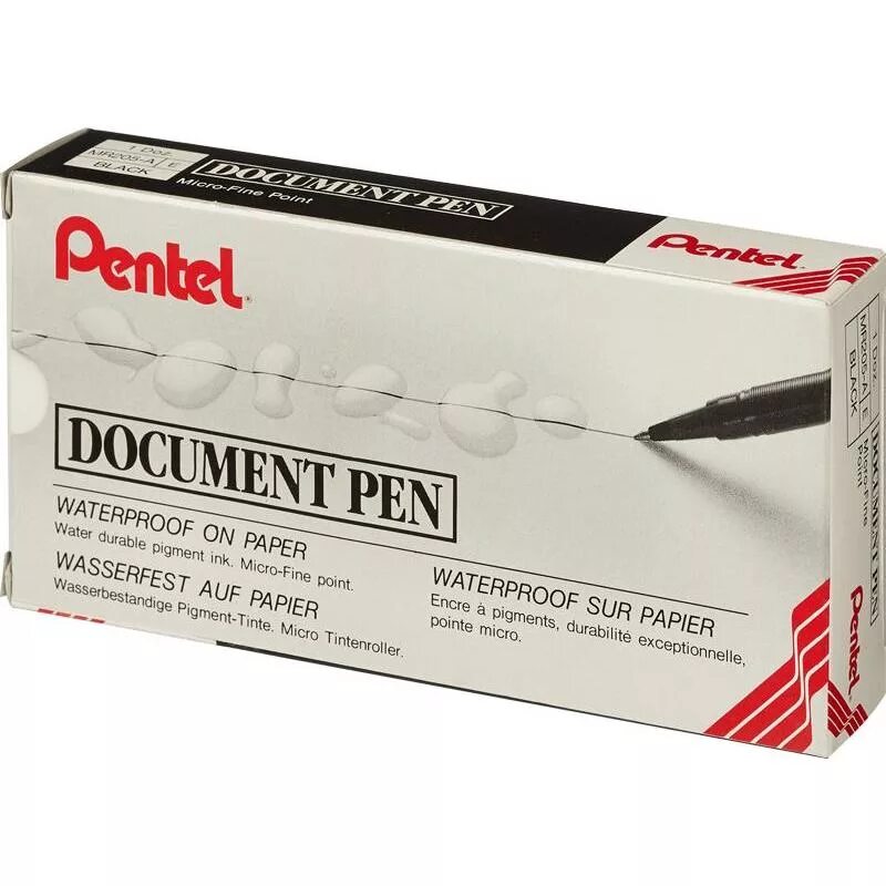 Ручка роллер pentel document pen. Ручка pentel document pen mr205. роллер document pen mr205 pentel. pentel document pen permanent mr205 japan. роллер pentel dokument pen 0,3 мм метал.клип, черный ст.япония.