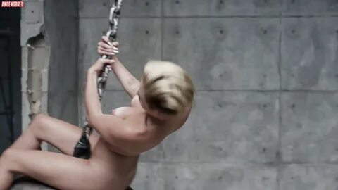 Miley Cyrus Naked Wrecking Ball.