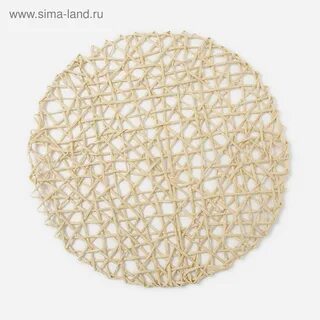 Круглая салфетка из шнура