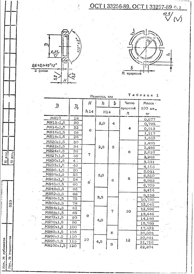 Ост 1 22. Резьба mr12. Резьба Mr ОСТ 1 00105. ОСТ гайки круглые. Mr резьба ГОСТ.