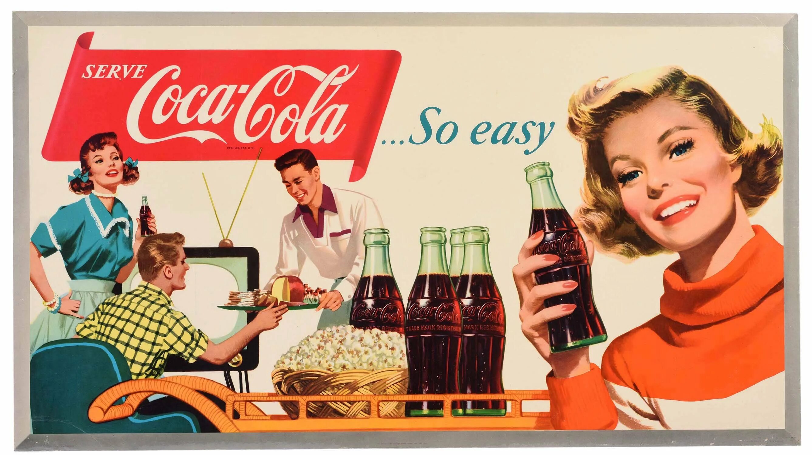 1950 году словами. Рекламные плакаты США 20 века Coca-Cola. Кока кола 70-х США. Американские рекламные плакаты 50-х годов. Рекламные плакаты 50-60 годов.