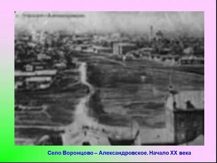 Воронцово александровское село