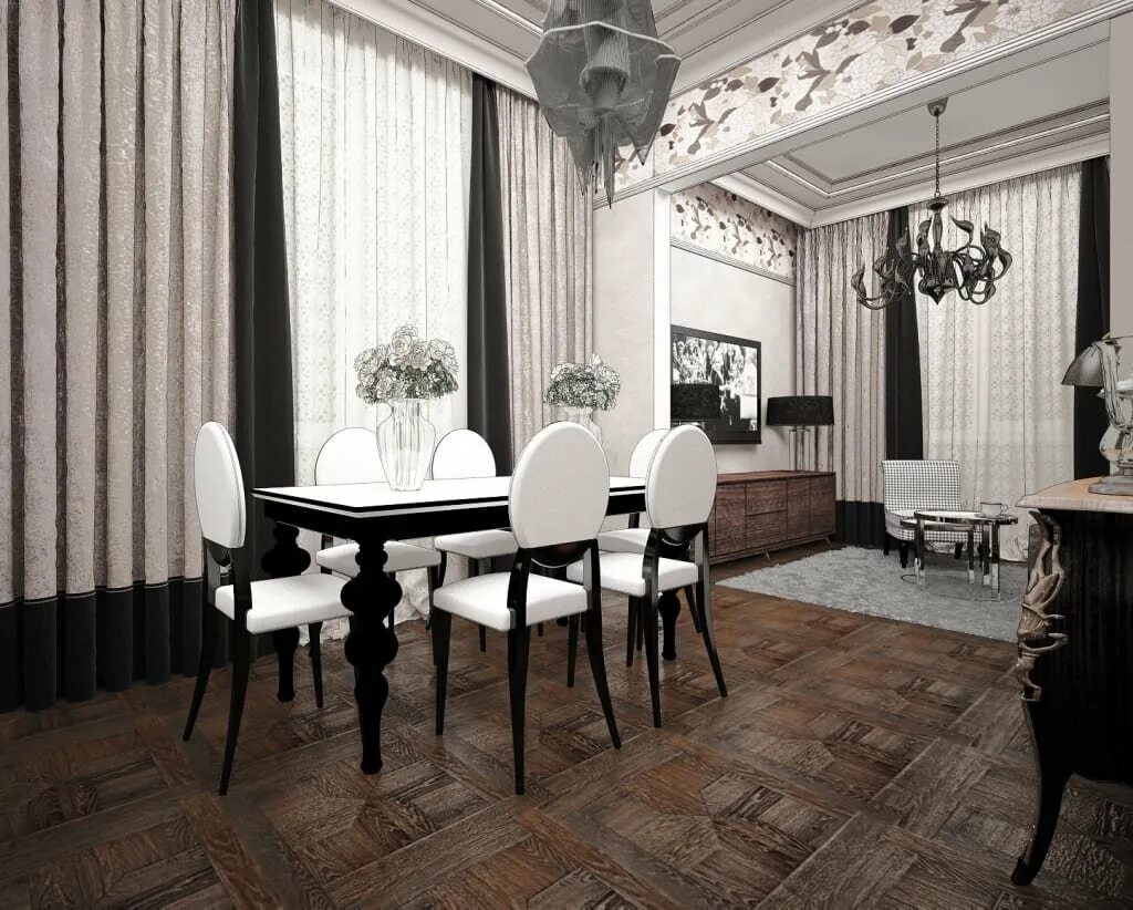 Кухня арт деко неоклассика серая. Неоклассика в интерьере салона. Длинный стол неоклассика. Кухня цвет графит неоклассика. Серая кухня гостиная в стиле неоклассика.