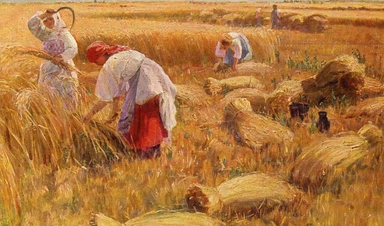Жатва мифология. Сычков страда. сычков жница. васнецов виктор михайлович жница. август жатва чайковский.