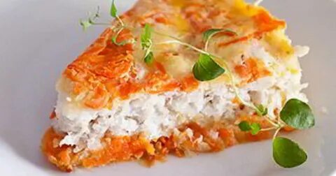 Рыбная запеканка с овощами