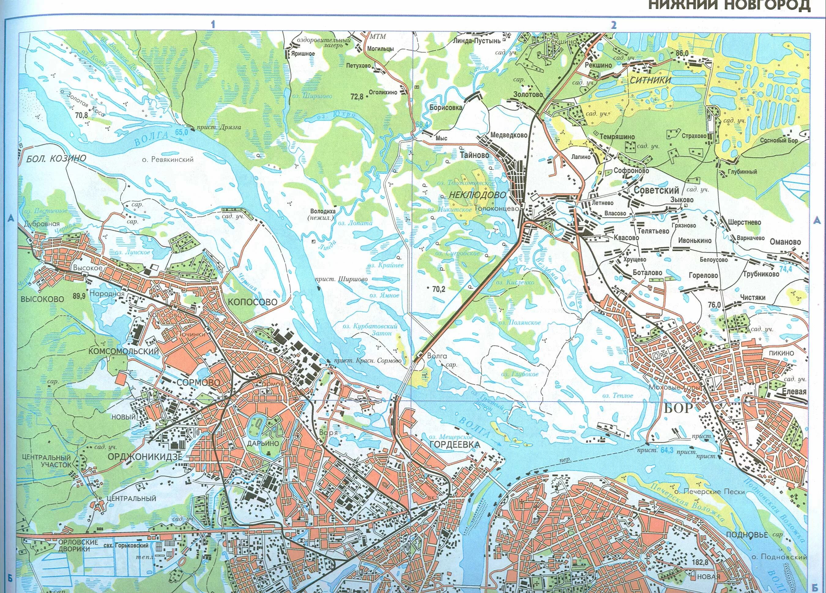 Карты схемы нижнего новгорода. Подробная карта Нижнего Новгорода. Топографическая карта Нижнего Новгорода. Географическая карта Нижнего Новгорода. Нижний Новгород г Бор на карте.