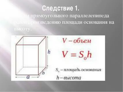 Как найти объем комнаты 5