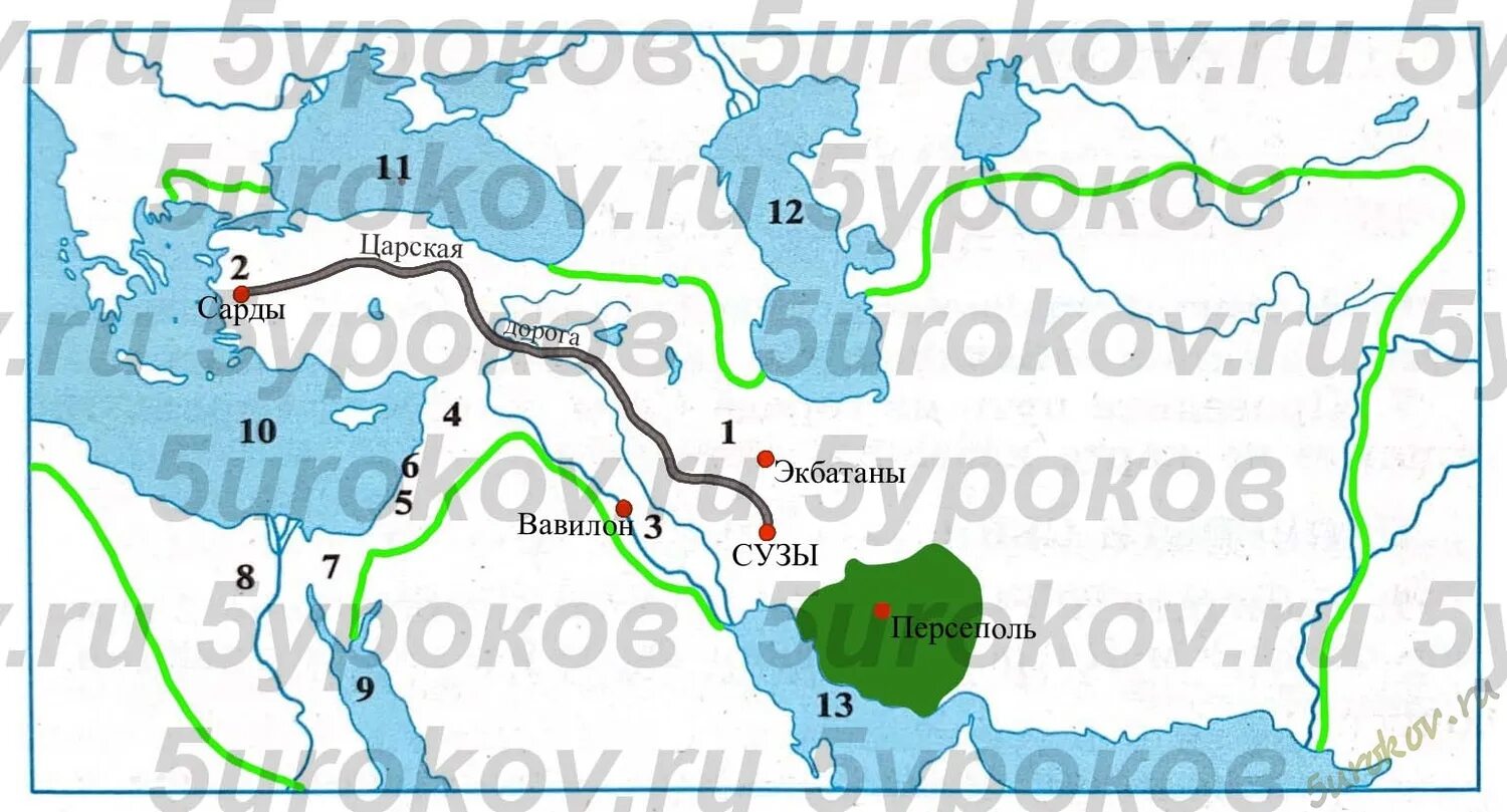 Страна поднебесная на карте история 5 класс. Персидская держава 5 класс история контурная карта.