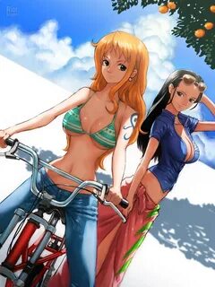 Nami nami one piece nico robin