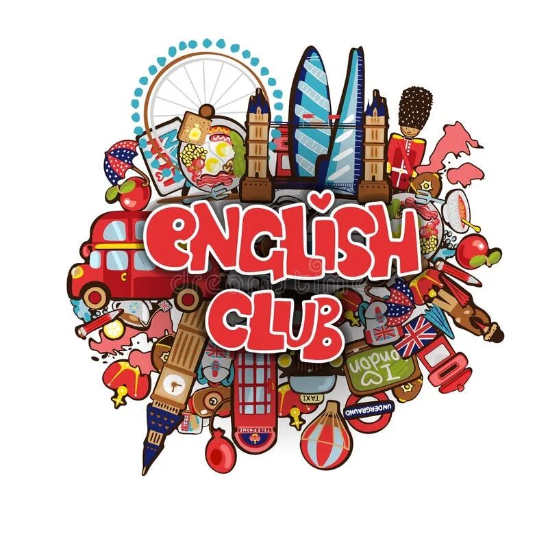 Логотип для детского клуба английского языка. English Club картинки. Английский клуб картинки.