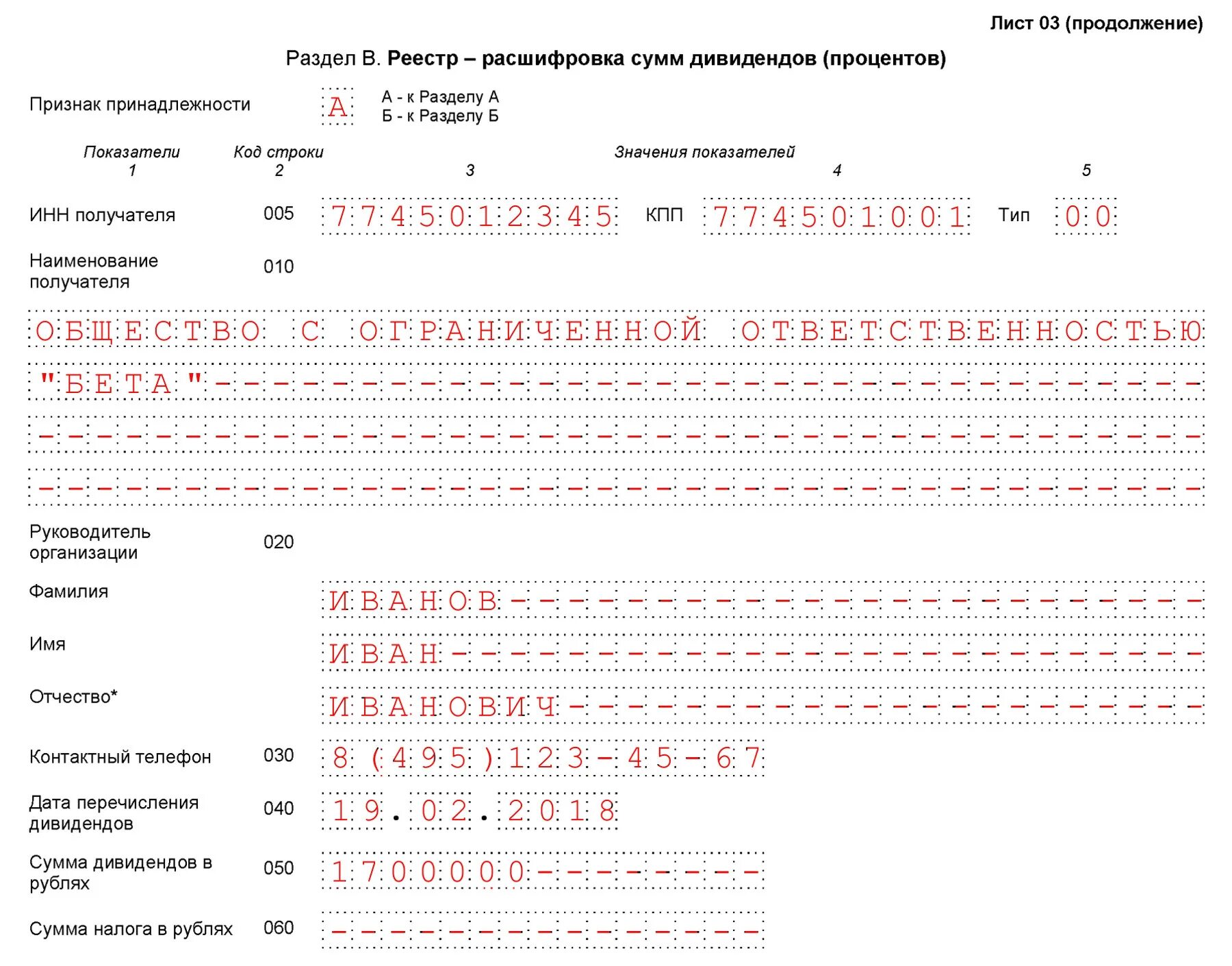 Лист 03 декларации по налогу на прибыль. Образец заполнения листа 3 декларации по налогу на прибыль. Декларация по налогу на прибыль лист 03 порядок заполнения. Лист 03 декларации по налогу на прибыль дивиденды.