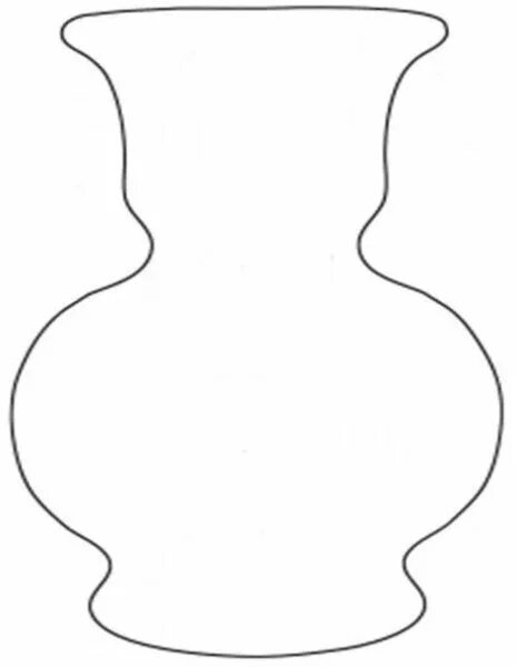 Развертка подарочной коробки. Шаблон ваза для цветов. Шаблон вазы. Ваза из бумаги шаблон. Контур вазы для цветов.