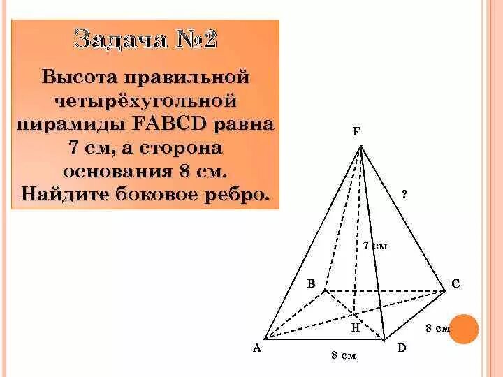 Боковое ребро правильной четырехугольной пирамиды равно 5. Высота правильной четырехугольной пирамиды. Боковое ребро правильной пирамиды 4. Сторона основания правильной четырехугольной пирамиды. Высота правильной четырехугольной пирамиды равна.