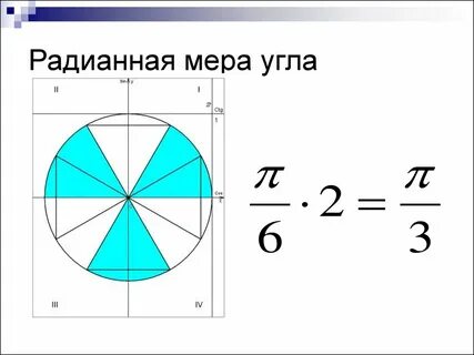 Радианная мера угла это
