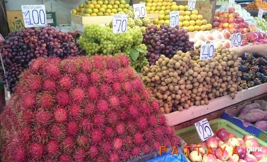 Паттайя где купить. Паттайя фрукт. Фруктовый рынок в Паттайе. Паттайя фрукт в Москве. Патайя или Паттайя фрукт.