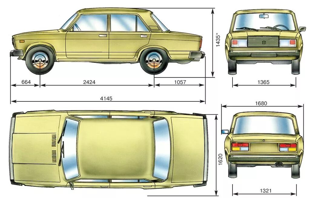 Куплю габариты. ВАЗ 2107 ширина кузова. Габариты ВАЗ 2107 ширина. Габариты ВАЗ 2101-2107. ВАЗ 2107 чертеж.