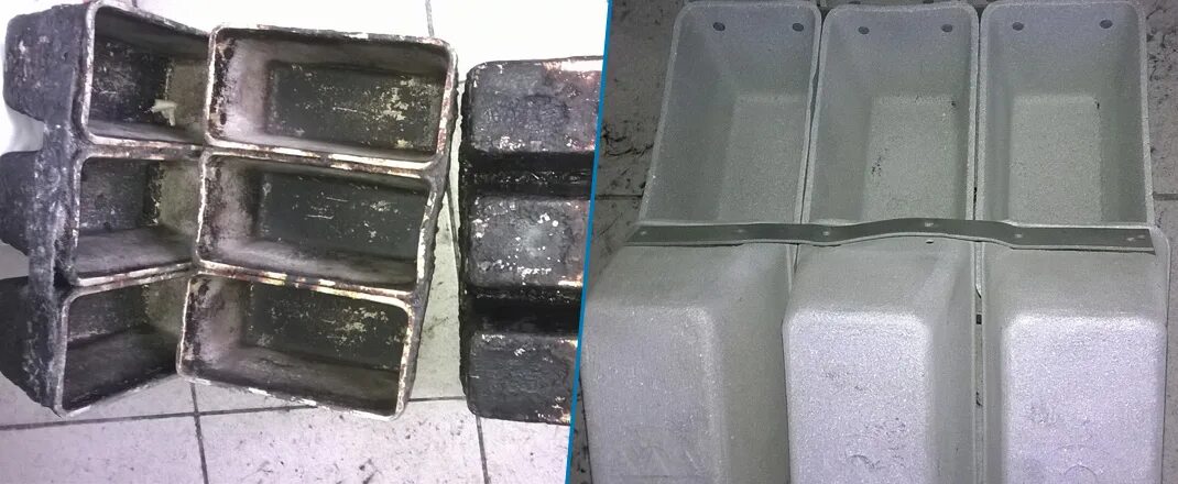 как отмыть форму для выпечки от нагара. кокиль хлебных форм. грязные хлебные формы. рецепт раствора от нагара хлебных форм. очистка хлебных форм от нагара в печи.