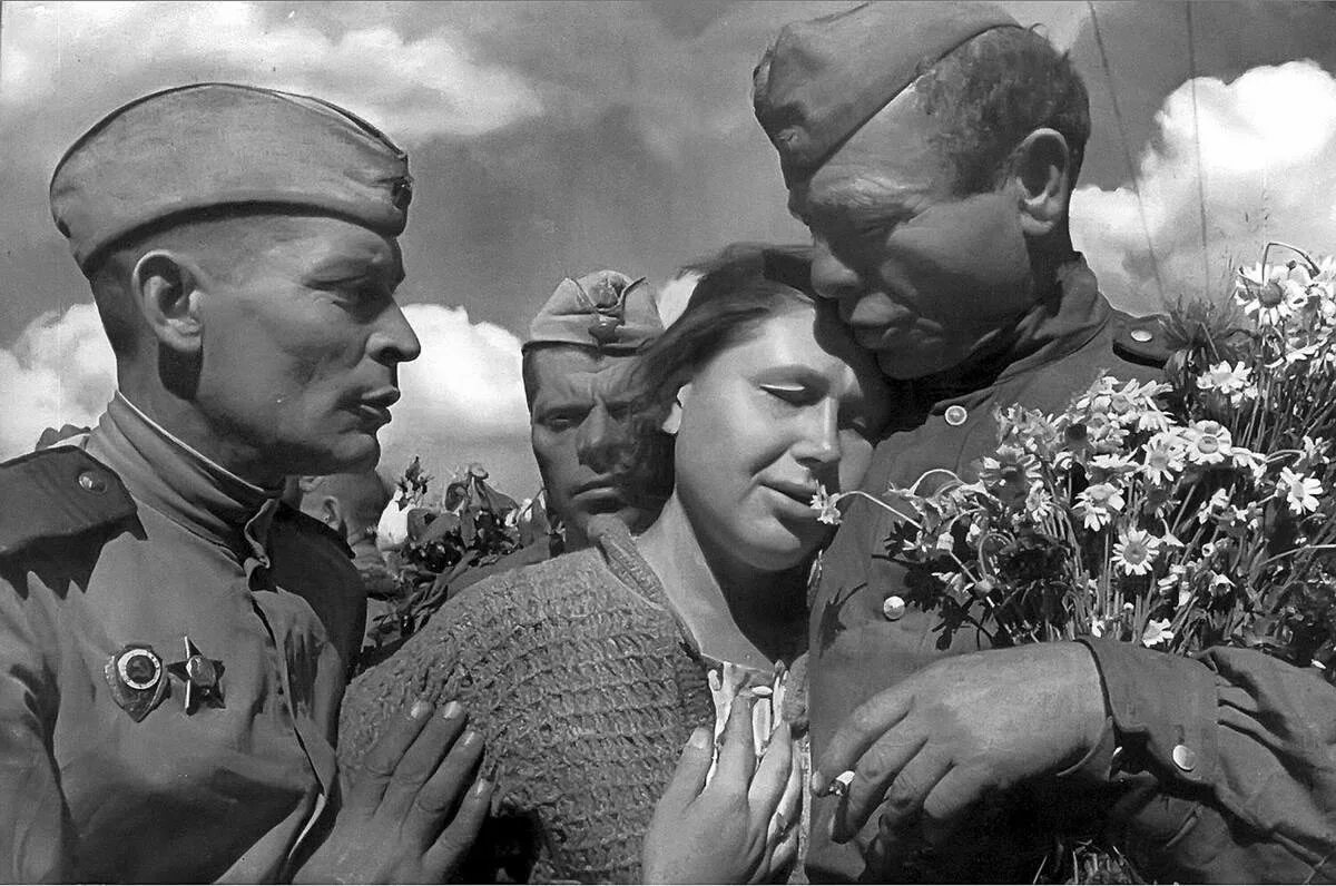 Картинки про отечественную войну. ВОВ 1941-1945. Встреча Победы 1945.