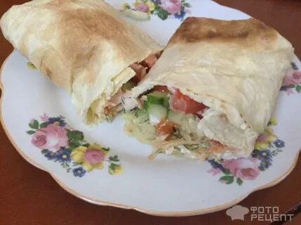 Рецепт домашней шаурмы с копченой курицей