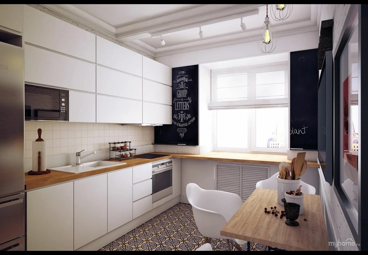 Шторы на кухню 2020 - модные тенденции и новинки дизайна ivd.ru Minimalist livin