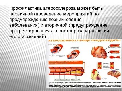 Какие заболевания могут развиться при атеросклерозе