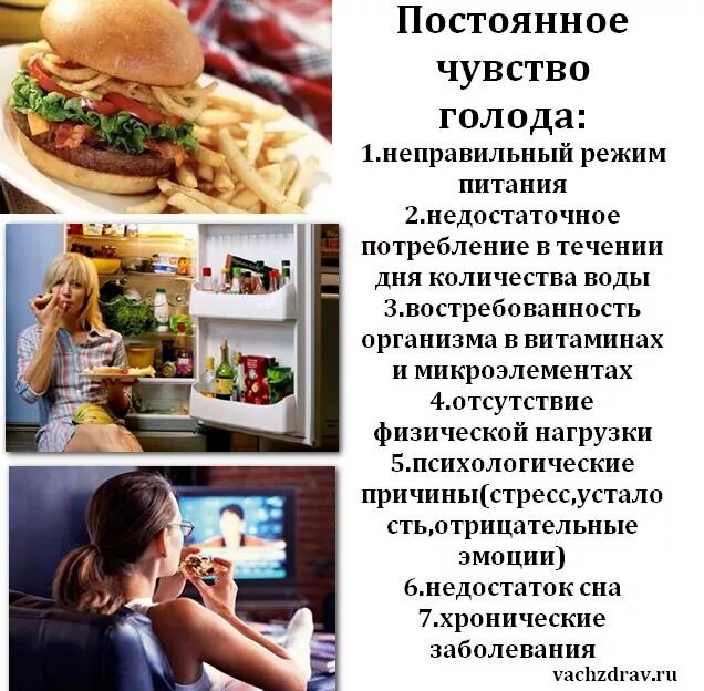 Постоянно чувствую голод