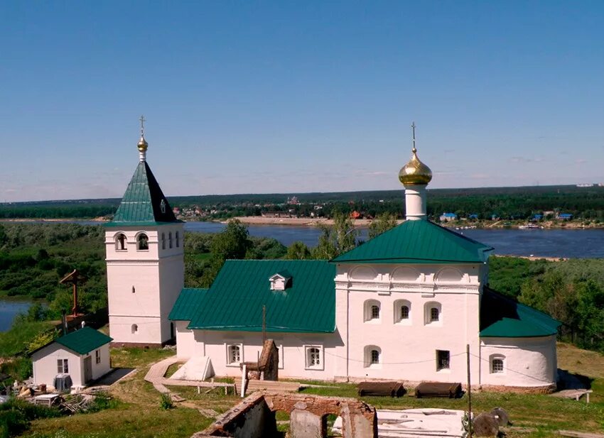 Желтоводский Макариев монастырь, поселок Макариево Лысковского района Нижегородс