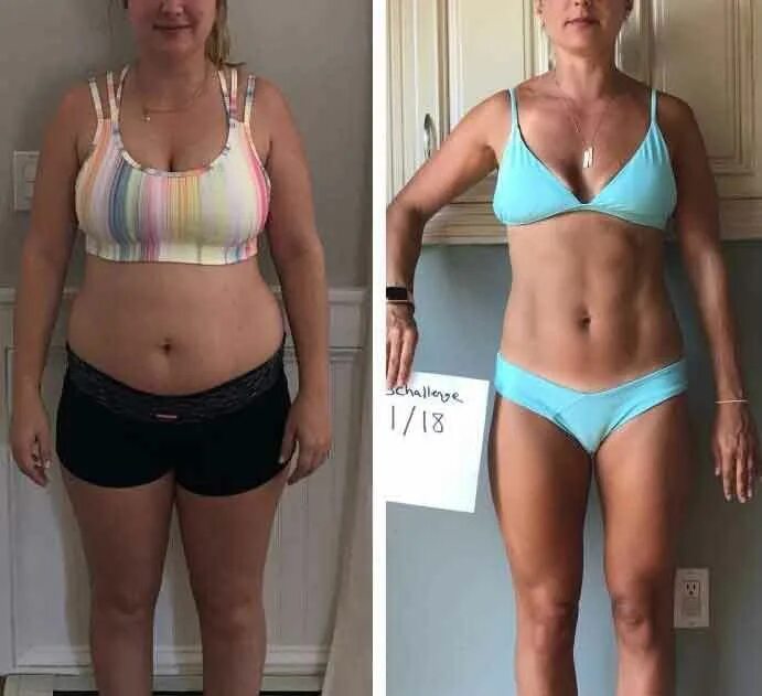 Before after exercises