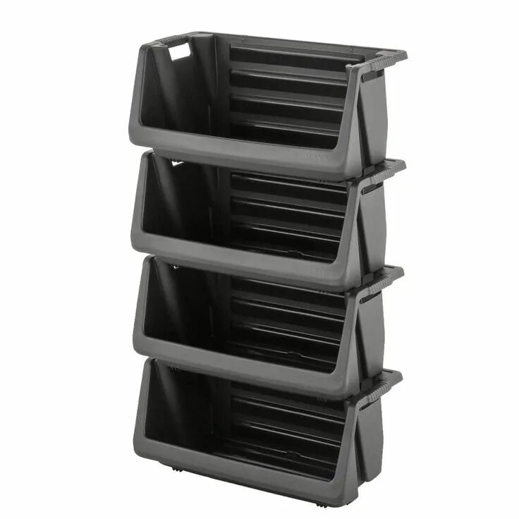Stack storage. Stackable.