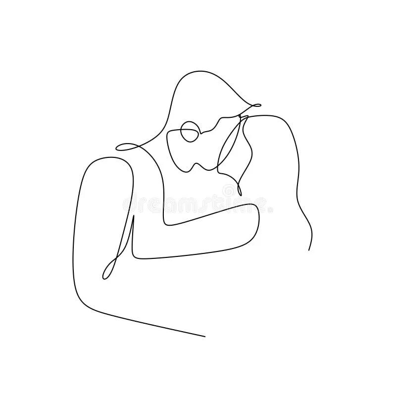 With one line
