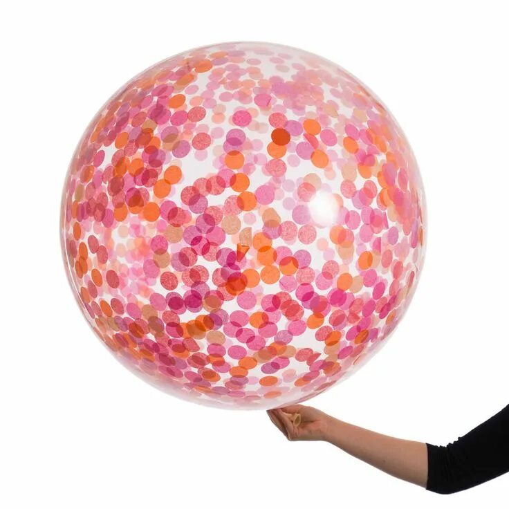 4 в огромном шаре. Шар с конфетти 90 см. Большой шар. Шар гигант. Воздушные шары.